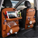 PU Leather Car Seat Organizer & Storage Bag (1 seat)