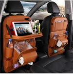 PU Leather Car Seat Organizer & Storage Bag (1 seat)