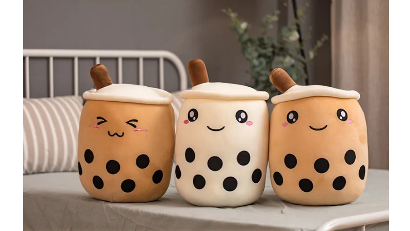 Cute Bubble Tea Plush Pillow Toy
