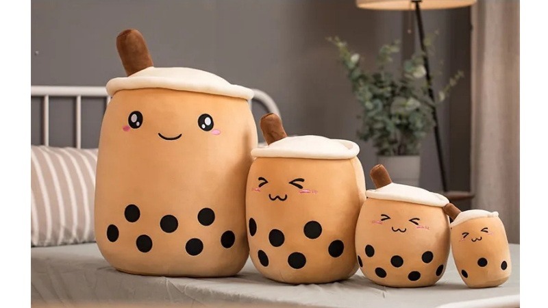 Cute Bubble Tea Plush Pillow Toy